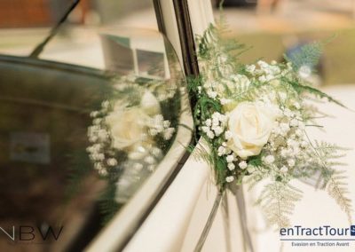 Decoration voiture mariage poignee de porte
