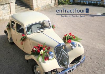 Décoration voiture mariage ventouse
