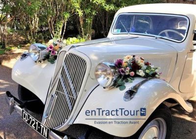 Décoration voiture mariage ventouse